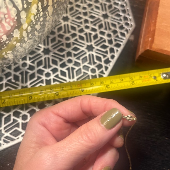 Malachite on 12K Gold or GF Chain - Very Old Carved Beautiful Pendant Necklace - Picture 6 of 9